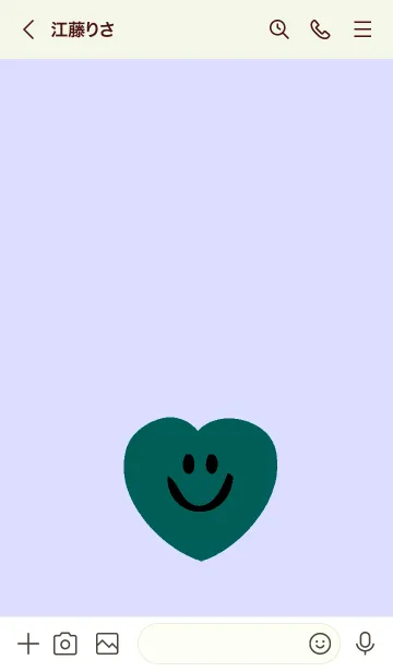 [LINE着せ替え] ハート スマイル _9の画像3