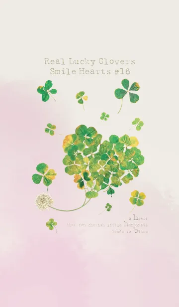 [LINE着せ替え] 本物ラッキークローバーズ Smile Hearts#16の画像1