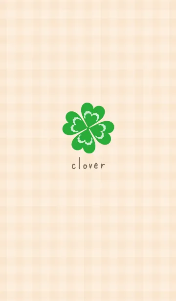 [LINE着せ替え] クローバー ギンガムチェック6の画像1