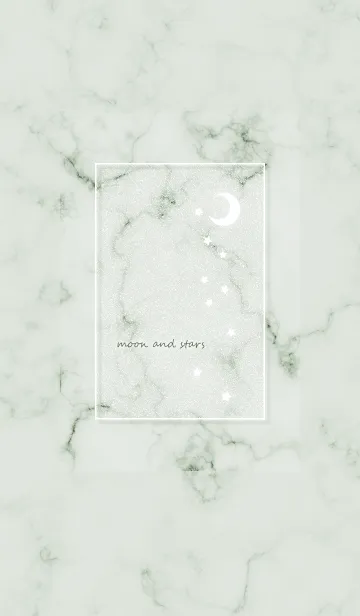 [LINE着せ替え] 星とマーブル♥モスグリーン06_1の画像1