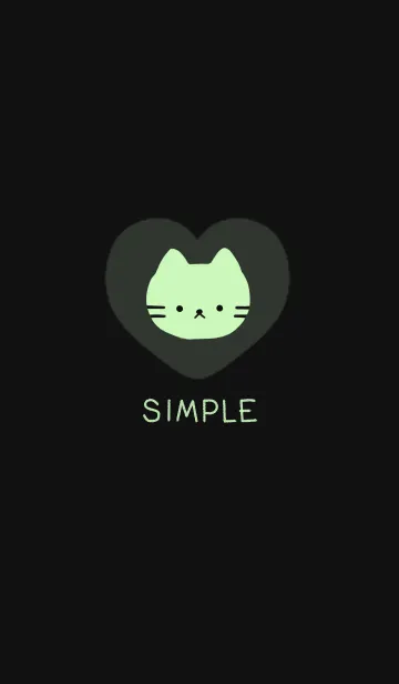 しんぷる ねこ 02 - 20 - グリーンの着せ替えメイン画像
