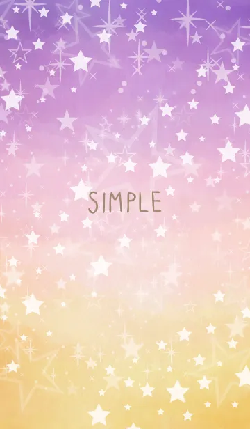 [LINE着せ替え] 星キラキラな空の画像1