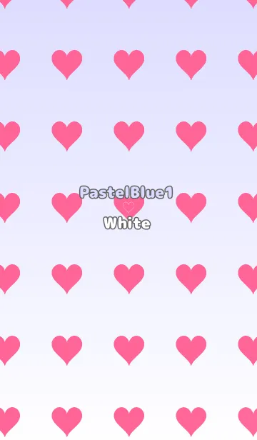 [LINE着せ替え] パステルブルー1❤︎ホワイト/TKCJの画像1