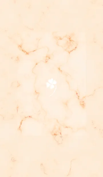 [LINE着せ替え] マーブルとクローバー✿オレンジ03_1の画像1