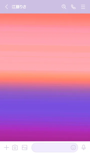 [LINE着せ替え] シンプル グラデーション _49の画像3