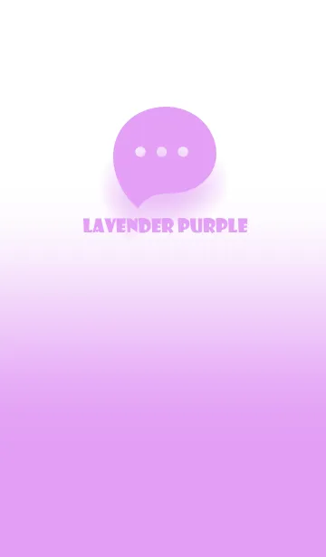 [LINE着せ替え] Lavender purple & White Theme V.2 (JP)の画像1
