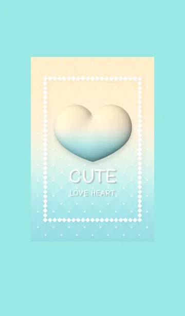 [LINE着せ替え] Cute Love Heart 8の画像1