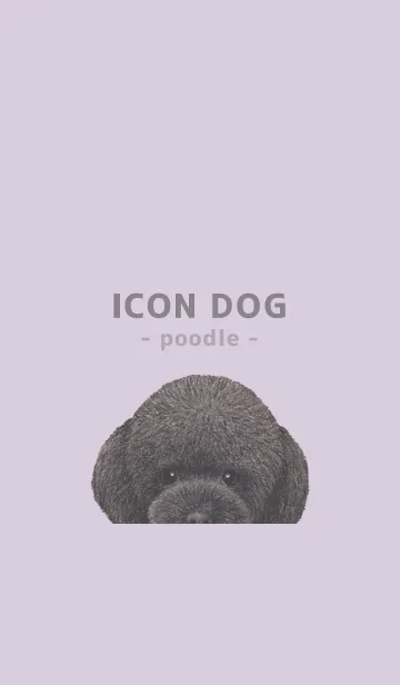 [LINE着せ替え] ICON DOG - トイプードル - PASTEL PL/03の画像1