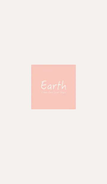 [LINE着せ替え] Earth／アプリコットグレーの画像1