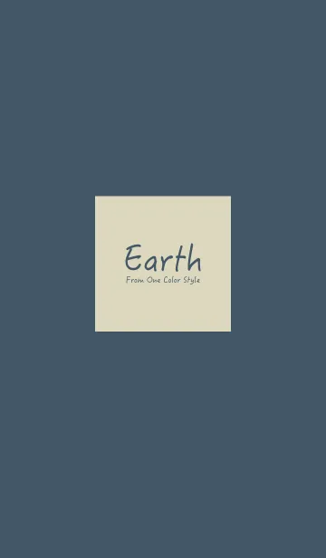 [LINE着せ替え] Earth／ネイビーカーキの画像1