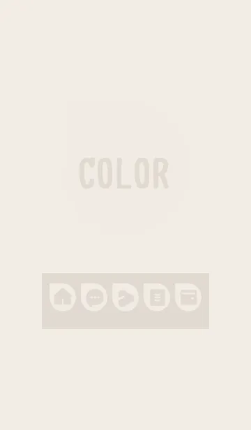 [LINE着せ替え] brown color J02の画像1