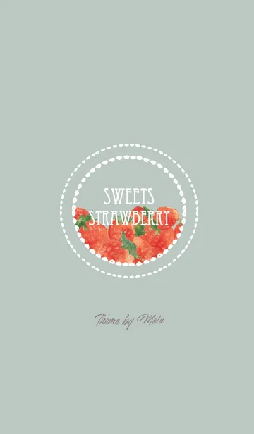 [LINE着せ替え] Sweets Strawberryの画像1