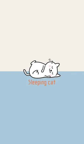 [LINE着せ替え] I am a Sleeping cat 8の画像1