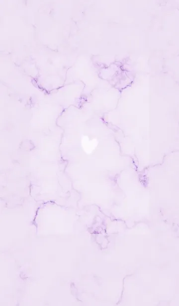 [LINE着せ替え] マーブルとふわハート♥パープル03_1の画像1