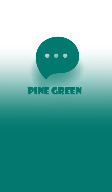 [LINE着せ替え] Pine green & White Theme V.2 (JP)の画像1