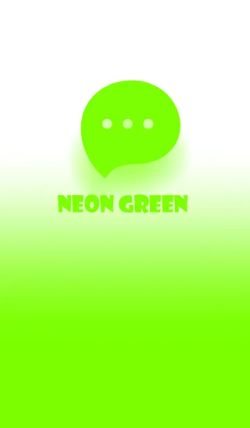 [LINE着せ替え] Neon Green & White Theme V.2 (JP)の画像1