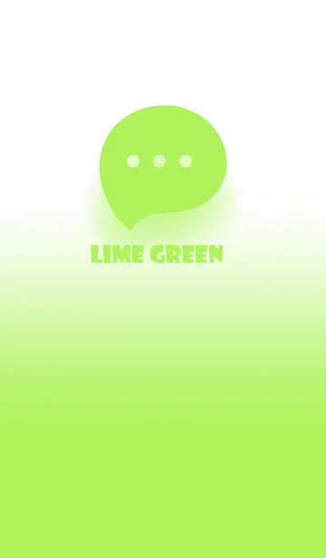 [LINE着せ替え] Lime green & White Theme V.2 (JP)の画像1