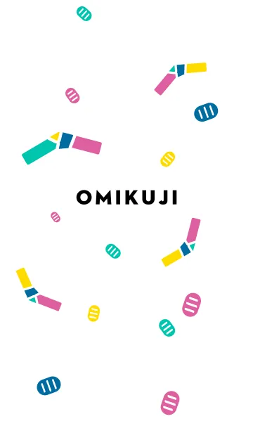 [LINE着せ替え] OMIKUJI / マルチカラーの画像1