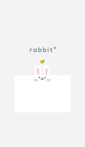 [LINE着せ替え] うさぎ.れもん[ホワイト]の画像1