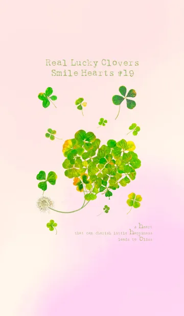[LINE着せ替え] 本物ラッキークローバーズ Smile Hearts#19の画像1