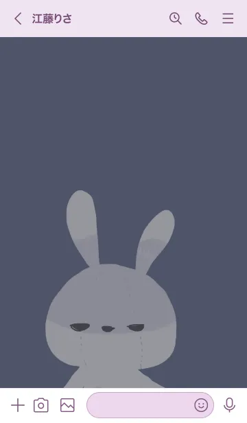 [LINE着せ替え] ヤミウサギの画像3