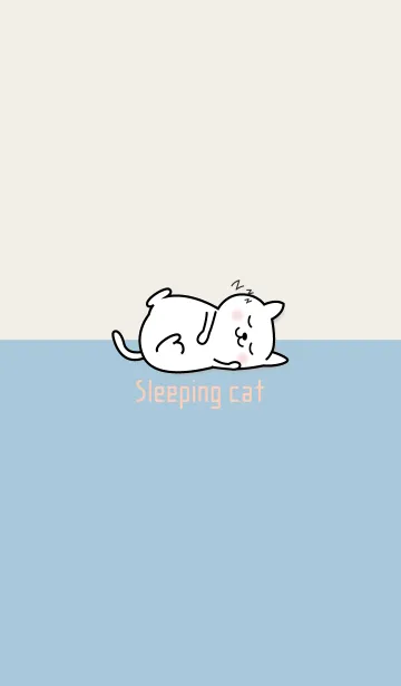 [LINE着せ替え] I am a Sleeping cat 10の画像1