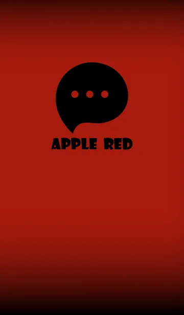 [LINE着せ替え] Apple Red And Black V.3 (JP)の画像1