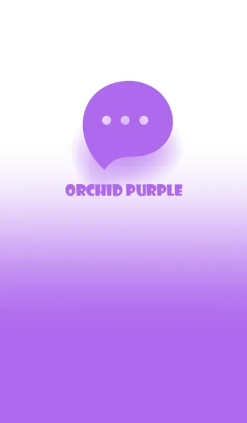 [LINE着せ替え] Orchid Purple & White Theme V.2 (JP)の画像1