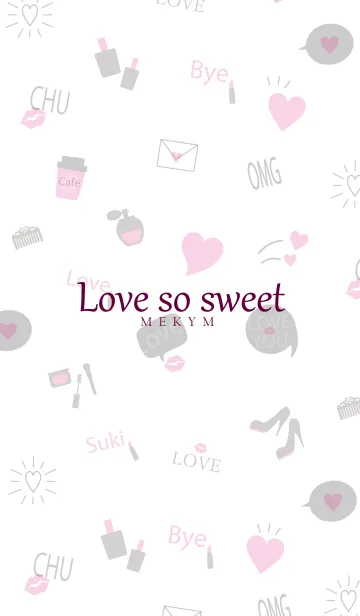 [LINE着せ替え] Love so sweet-MEKYM 14の画像1