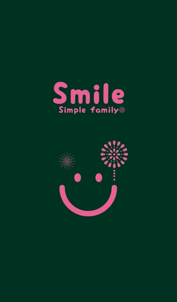 [LINE着せ替え] スマイル＆花火-ブループリュスの画像1