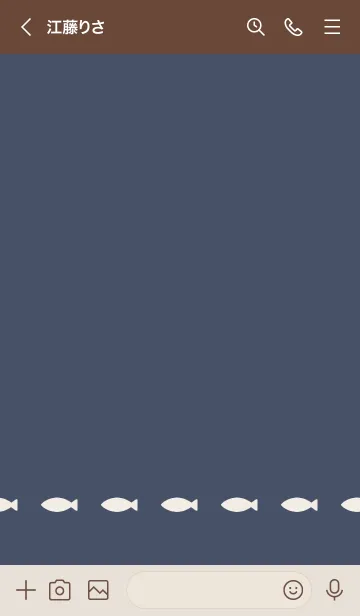 [LINE着せ替え] ねことおさかな(dusty colors:07)の画像3