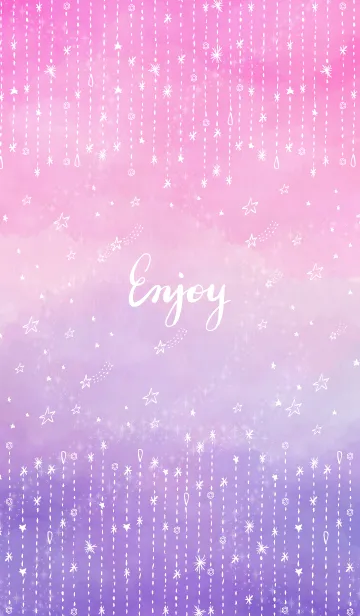 [LINE着せ替え] 星 キラキラ グラデーション35の画像1