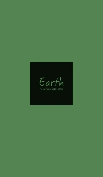 [LINE着せ替え] Earth／グリーンブラックの画像1