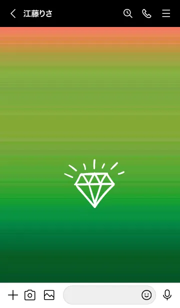 [LINE着せ替え] グラデーション ダイアモンド  155の画像3