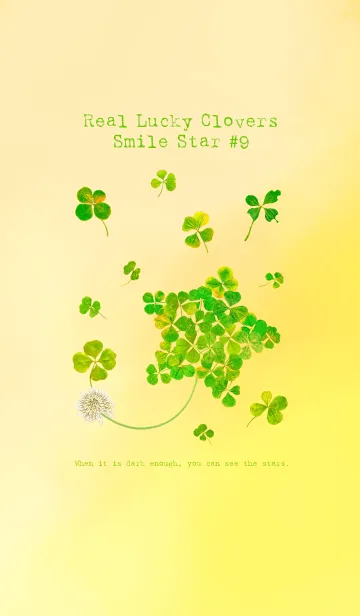 [LINE着せ替え] 本物ラッキークローバーズ Smile Star #9の画像1