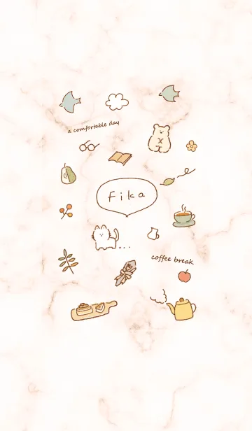 [LINE着せ替え] シンプルアイコンFika♥パンプキン15_1の画像1