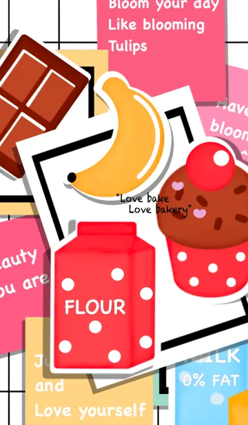 [LINE着せ替え] Choco banana cupcake 3の画像1