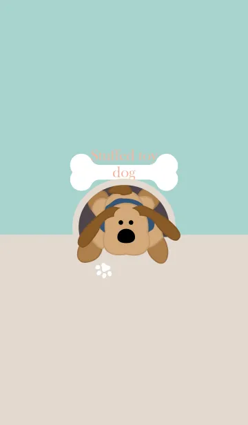 [LINE着せ替え] Stuffed toy dog 8の画像1