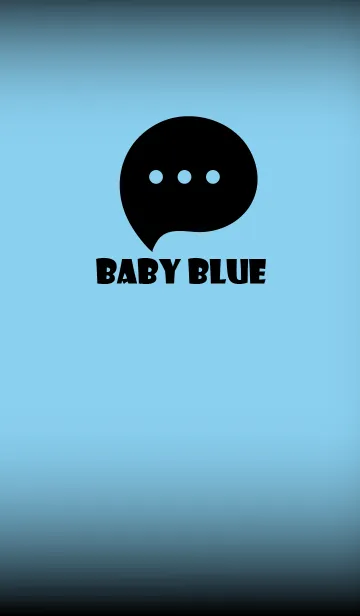 [LINE着せ替え] Baby Blue And Black V.3 (JP)の画像1