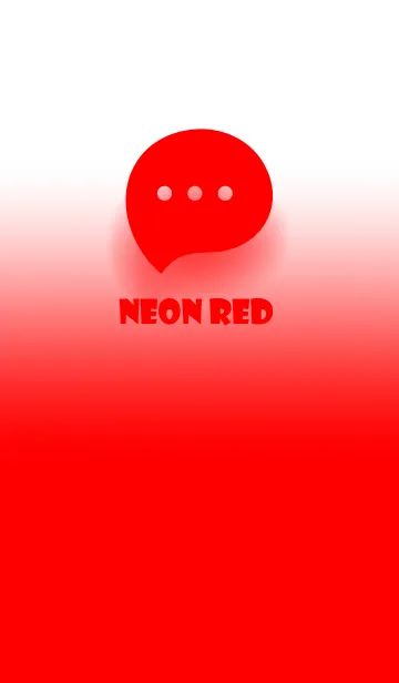 [LINE着せ替え] Neon Red  & White Theme V.2 (JP)の画像1