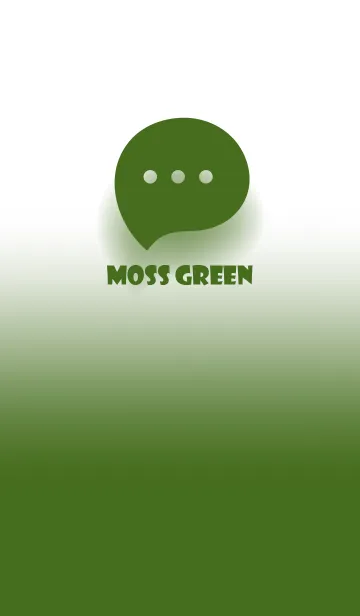 [LINE着せ替え] Moss Green & White Theme V.2 (JP)の画像1