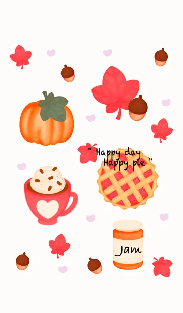 [LINE着せ替え] Pumpkin pie 2の画像1