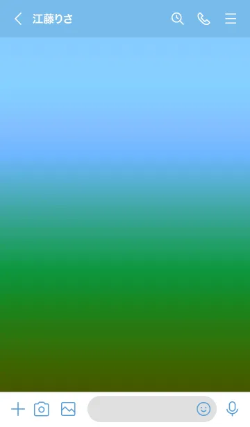 [LINE着せ替え] シンプル グラデーション _7の画像3