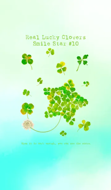 [LINE着せ替え] 本物ラッキークローバーズ Smile Star #10の画像1