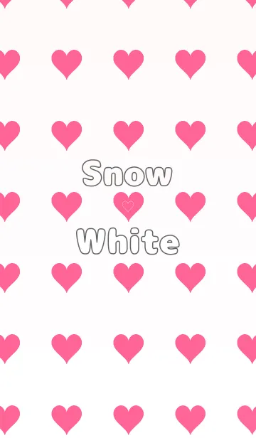 [LINE着せ替え] 雪色❤︎ホワイト/TKCJの画像1