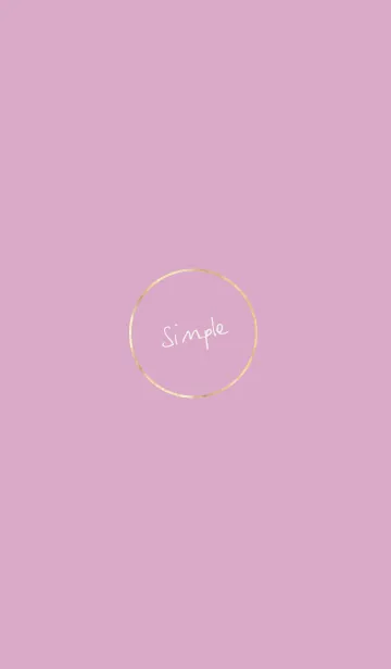 [LINE着せ替え] Simple -violet-の画像1