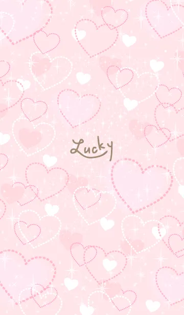 [LINE着せ替え] いっぱいのハート 大人28の画像1