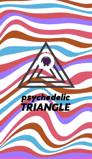 [LINE着せ替え] サイケデリック トライアングル 99の画像1