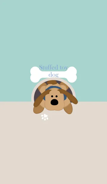 [LINE着せ替え] Stuffed toy dog 9の画像1