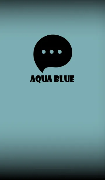 [LINE着せ替え] Aqua Blue And Black V.3 (JP)の画像1